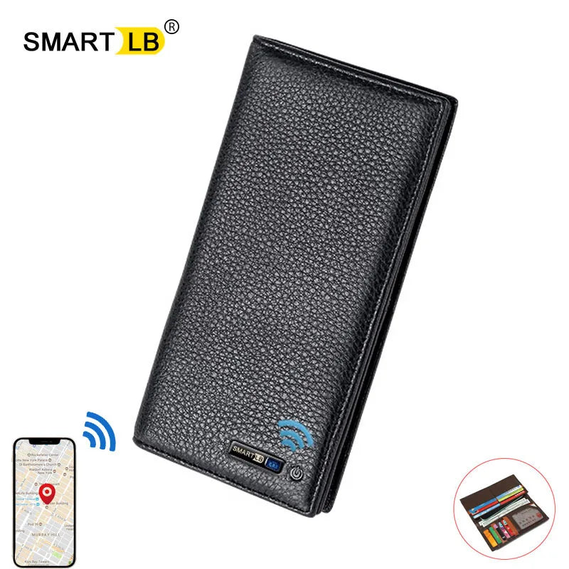 Trackable GPS Wallet For Men Tile Wallet Tracker Andriod And IOS Founder Men Fathers Day Gift New Gadget Gift Men Card Wallet