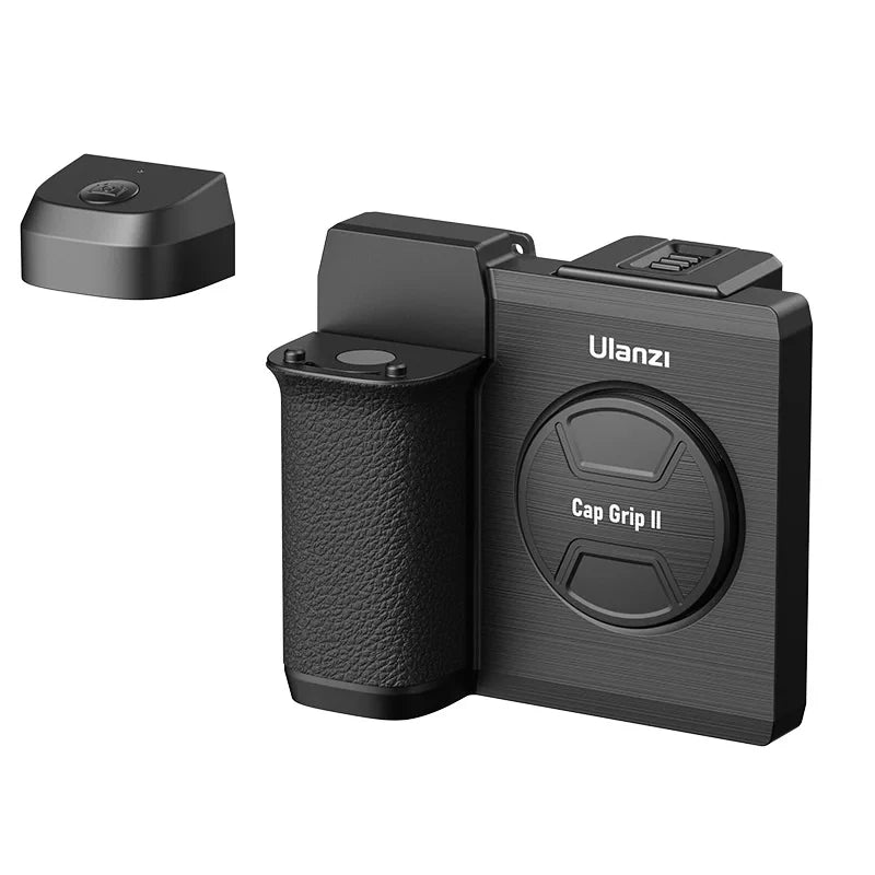 ULANZI CapGrip Wireless Bluetooth Phone Clamp With Remote Controller Handle Grip Selfie Clamp For iPhone 16 15 14 13 12 Pro Max