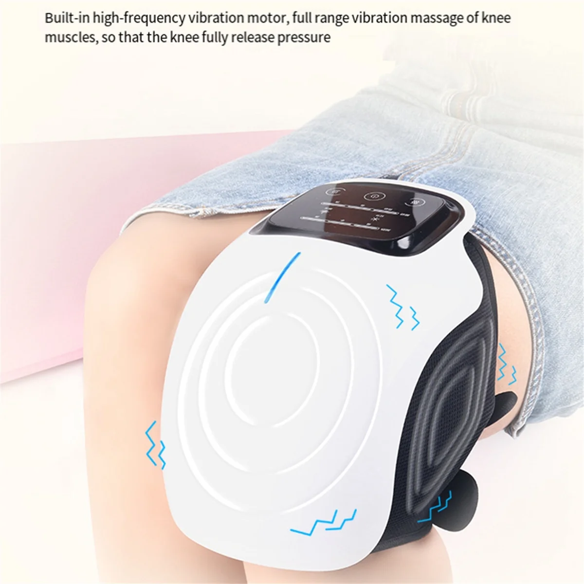 New Electric Knee Massager Physiotherapy Infrared Knee Pads for Relief Heating Temperature Air Pressure Elbow Leg Massage