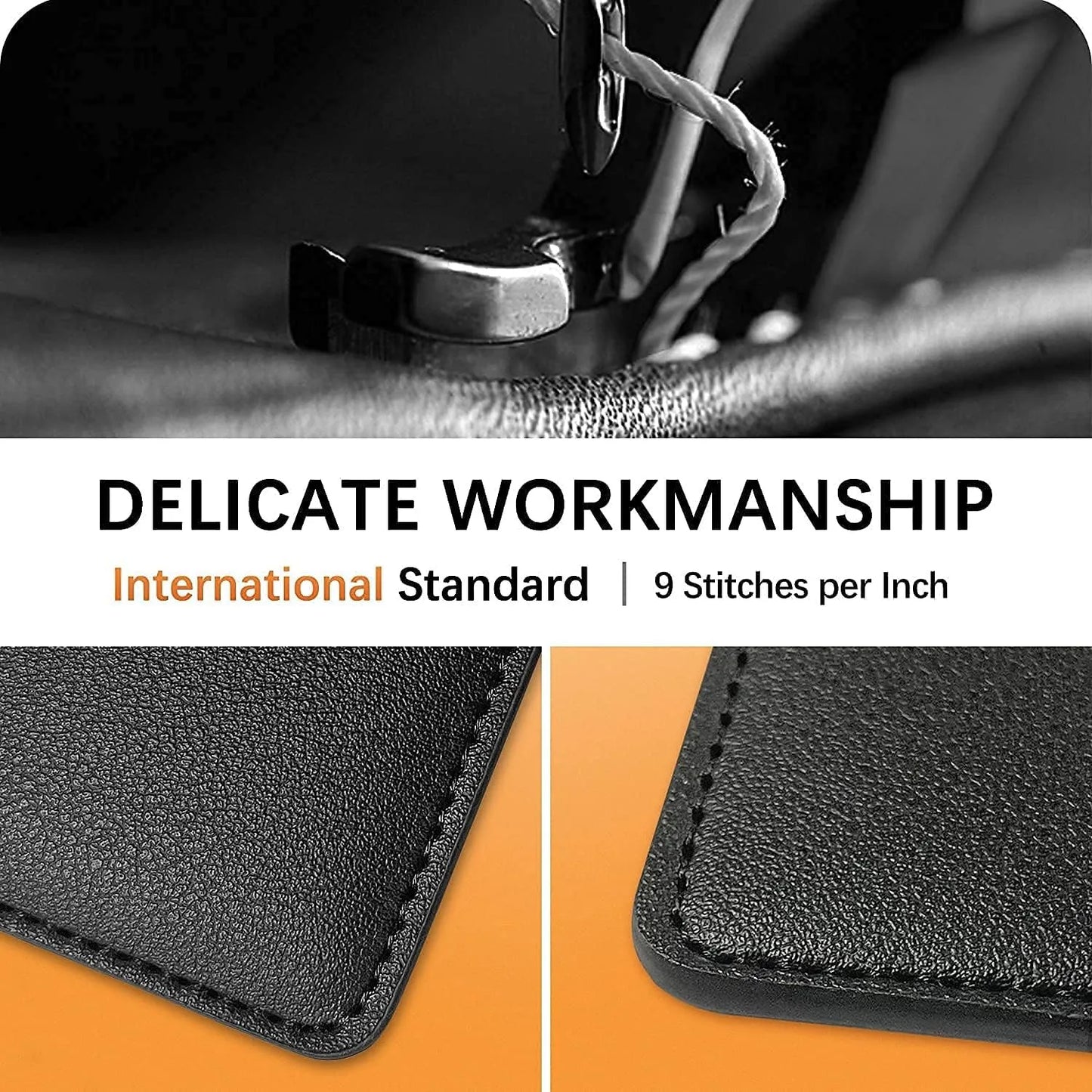 Phone Card Holder, Leather Phone Wallet Stick On, Card Holder for Back of Phone Credit Card Holder for Phone Case