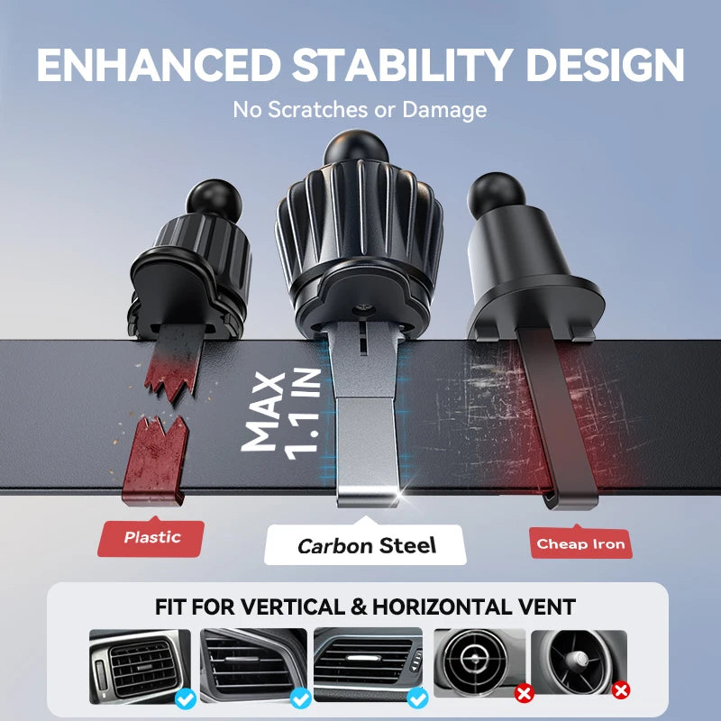 Joyroom 15W Magnetic Phone Holder Mount Charger Fast Wireless Car Charger for iPhone 16/15/14/13 Air Vent Car Phone Mount 1/2PCS