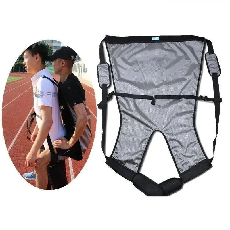 Patient Lift Sling One-Person Transfer Assist Belt,for Elderly/Disabled Up/Down Stairs to Bed,Wheelchair Transferring Belt