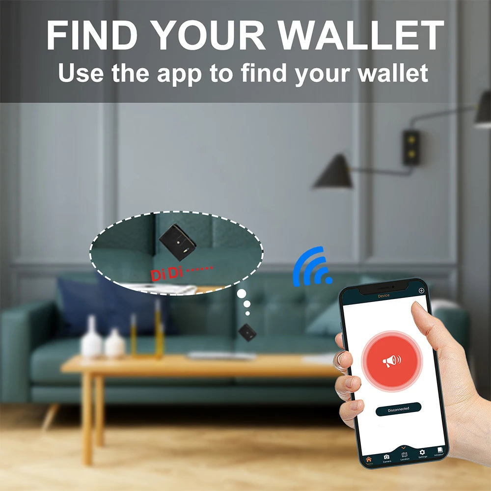 Smart Wallet For Men With Tracker Android Card Holder Wallet Finder Tracker Men Wallets Fathers Day Gift Men Birthday Gift