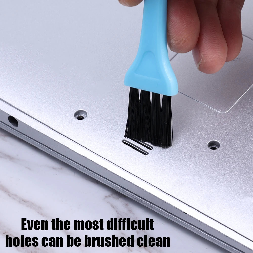 Multi-Purpose Portable Keyboard Handle Brushes for MacBook Laptop Computer Anti Static Cleaning Tools Electronics Cleaner Kit