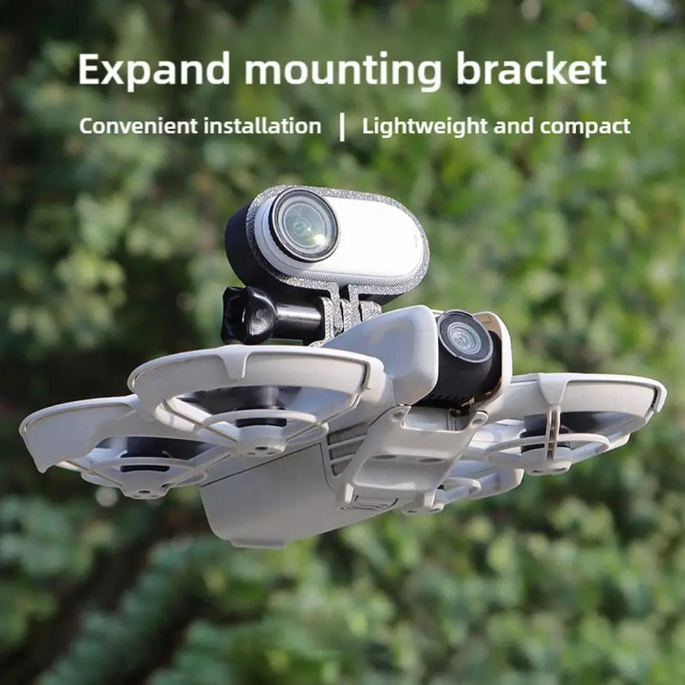 For DJI NEO Drone Extension Bracket For Insta360 GO 3/GO3S Camera Fixing Support Holder Base Adapter Adjustable Mount Accessory
