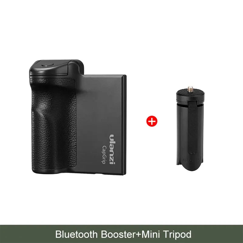 ULANZI CapGrip Wireless Bluetooth Phone Clamp With Remote Controller Handle Grip Selfie Clamp For iPhone 16 15 14 13 12 Pro Max