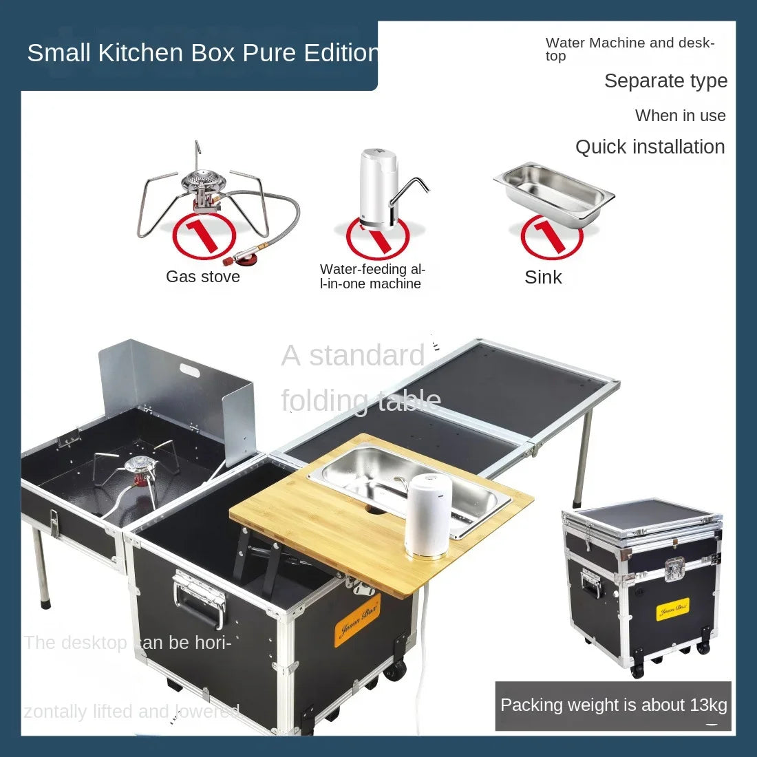 Outdoor Camping Folding Box Camping with Car Big Storage Box Clothes Makeup Storage Box Food Hiking Travel Essentials Gadgets