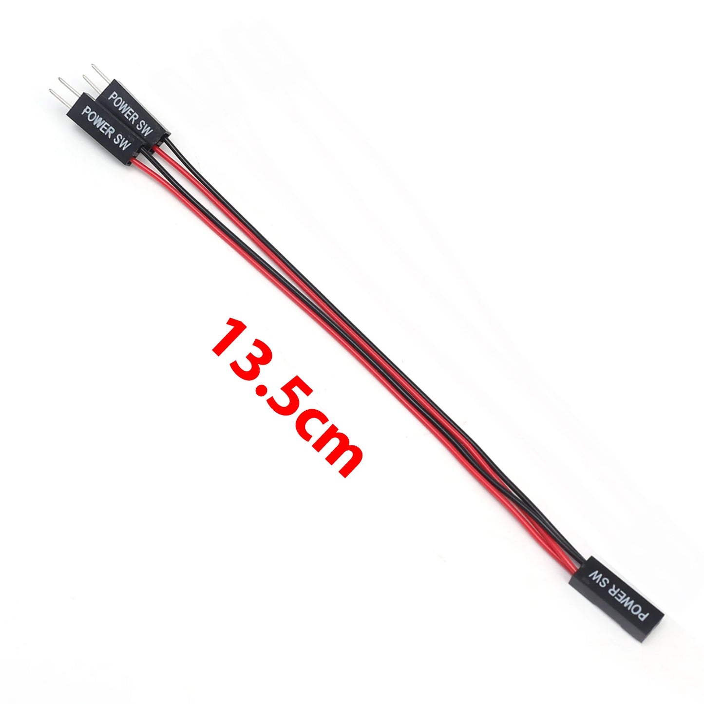1-5Pcs Desktop Computer Motherboard On/Off/Reset Switch Power Cord PC Power Button 2 Pin SW Cable Extension Power Supply Cords